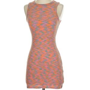 Multicolor Sleeveless Knit Dress XS EUC Bodycon